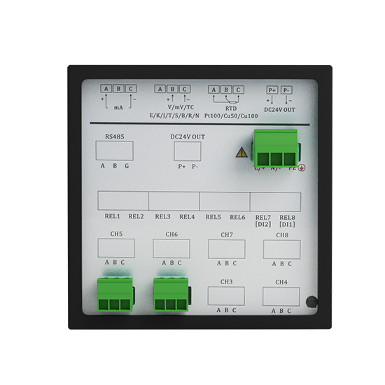 j9真人第一品牌R1200 1-12路 液晶智能 打印有纸记录仪 电流/电压/温度/压力
