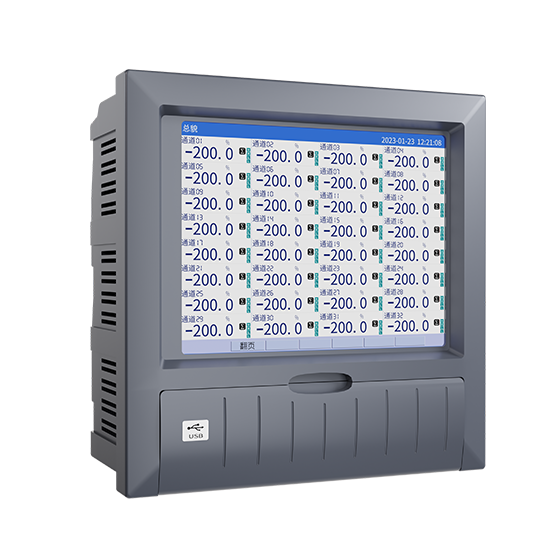 j9真人第一品牌MIK-R8000D 1-40路 10.4英寸 彩屏 无纸记录仪 USB