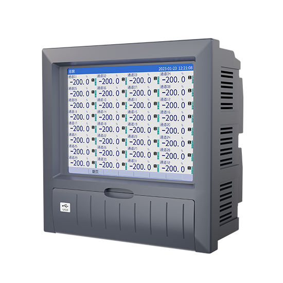 j9真人第一品牌MIK-R8000D 1-40路 10.4英寸 彩屏 无纸记录仪 USB