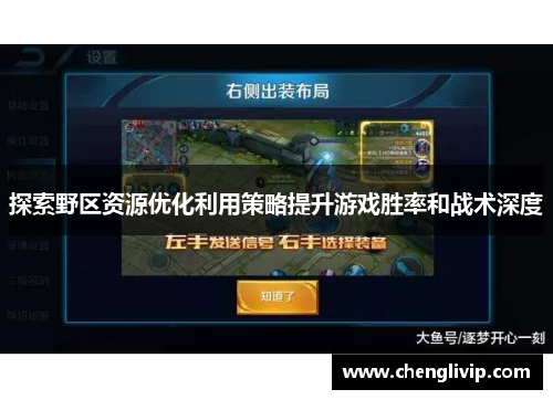 探索野区资源优化利用策略提升游戏胜率和战术深度